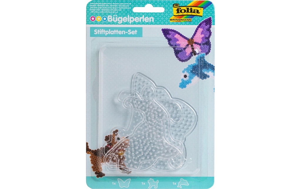 FOLIA Plaques crayon ANIMAL FRIENDS (3 pces)