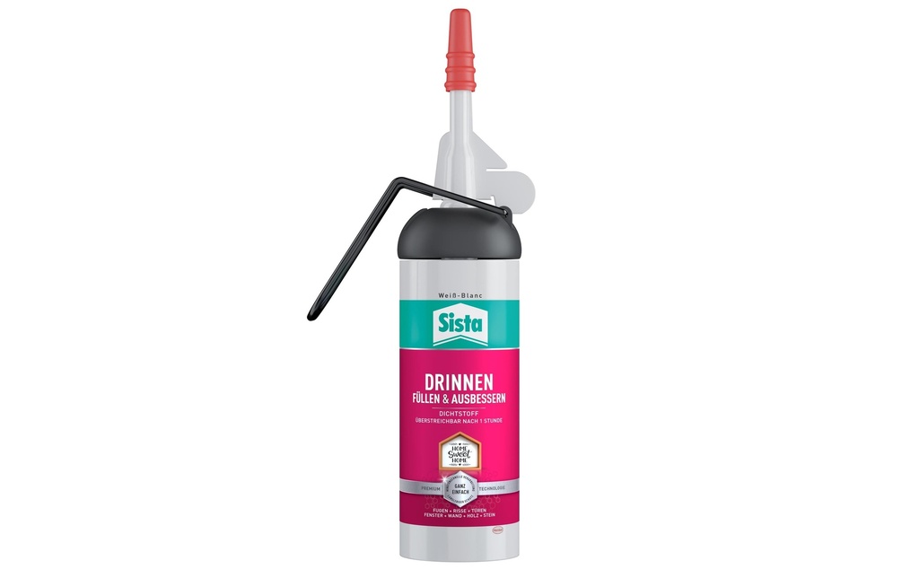 Sista Mastic Remplir &amp; réparer à l'intérieur 100 ml, blanc