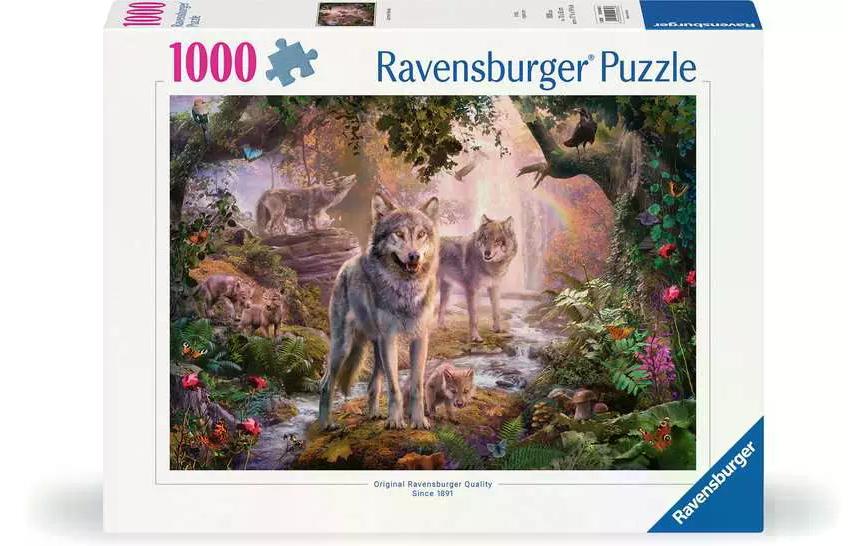 Ravensburger Puzzle Famille de loups en été