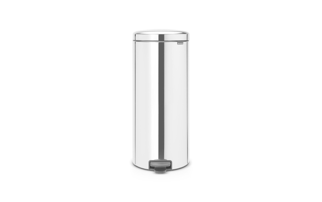 Brabantia Poubelle à pédale NewIcon 30 l, Brilliant Steel