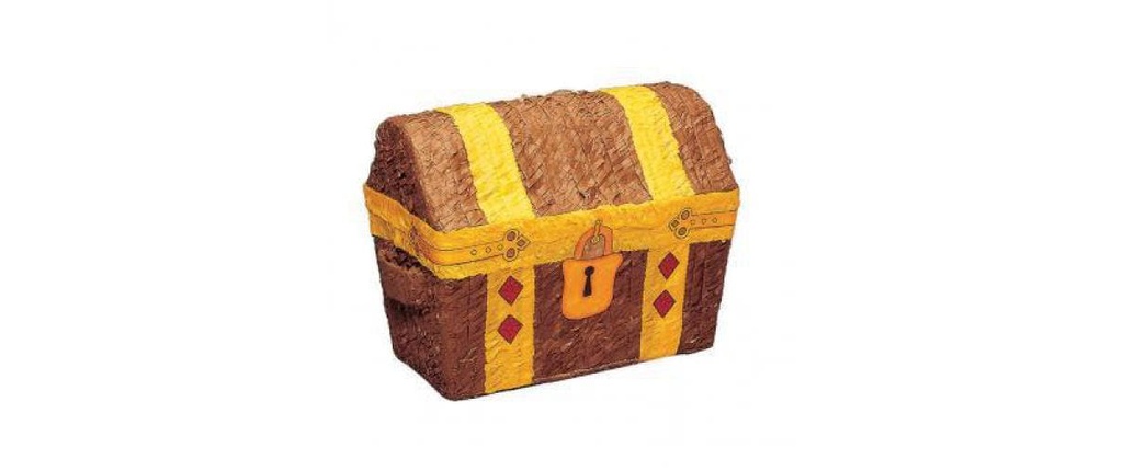 Amscan Piñata Trésor, Brun/Jaune