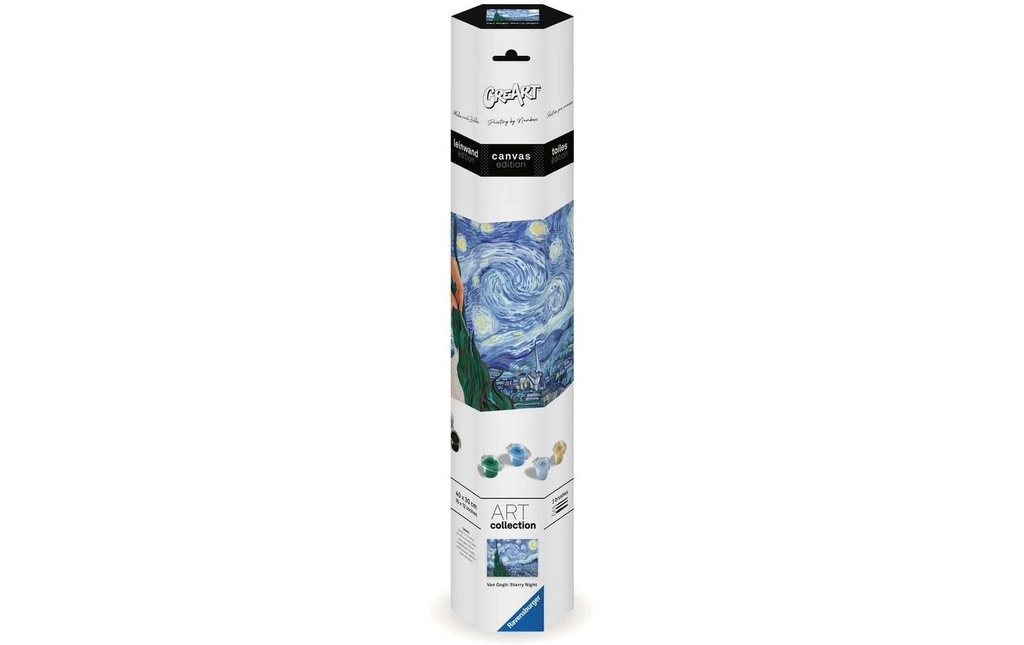 Ravensburger Peinture avec chiffres CreArt – Starry Night (Van Gogh)