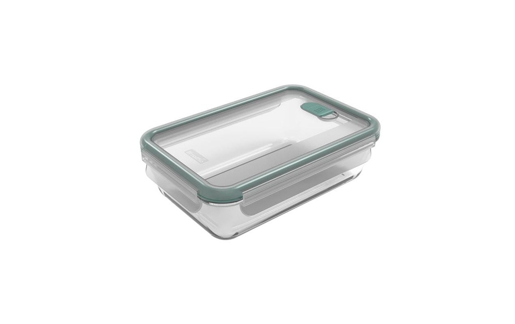 Rotho Boîte en verre avec couvercle NALA 1.1 l, Transparent