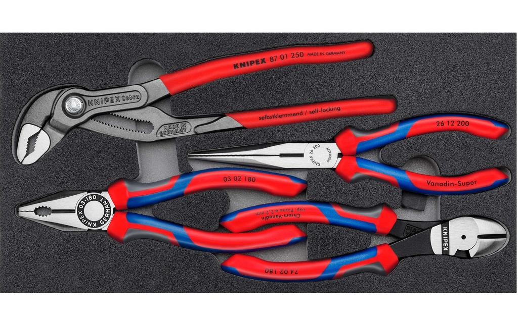 Knipex Jeux de pinces 4 pièces