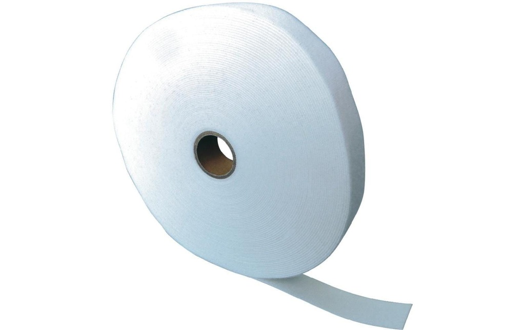 FASTECH Rouleau de bande auto-agrippante ETN Fast Strap 10 mm x 25 m, Blanc