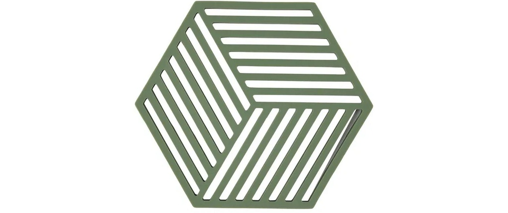 Zone Denmark Dessous de plat Hexagone vert herbe