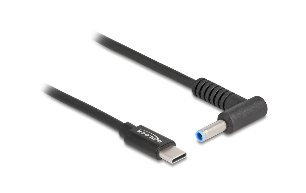 Delock Câble de chargement USB-C vers HP 4.5 x 3.0 mm mâle 1.5 m