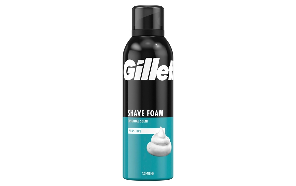 Gillette Mousse à raser Sensitive Basis 200 ml