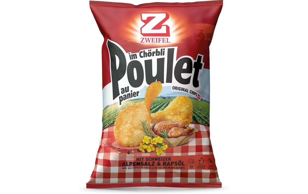 Zweifel Original Chips Poulet en corbeille 175 g