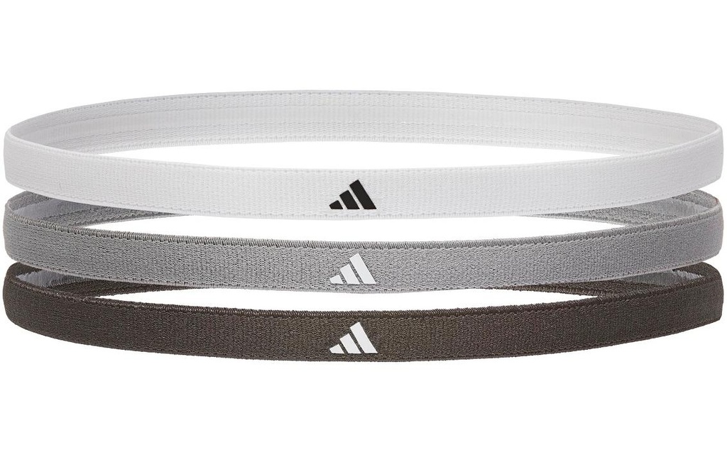 adidas Hairbands Blanc/Noir/Gris