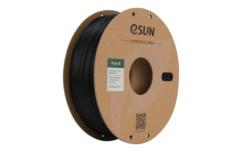 eSun Filament PLA LW Noir 1.75 mm 1 kg