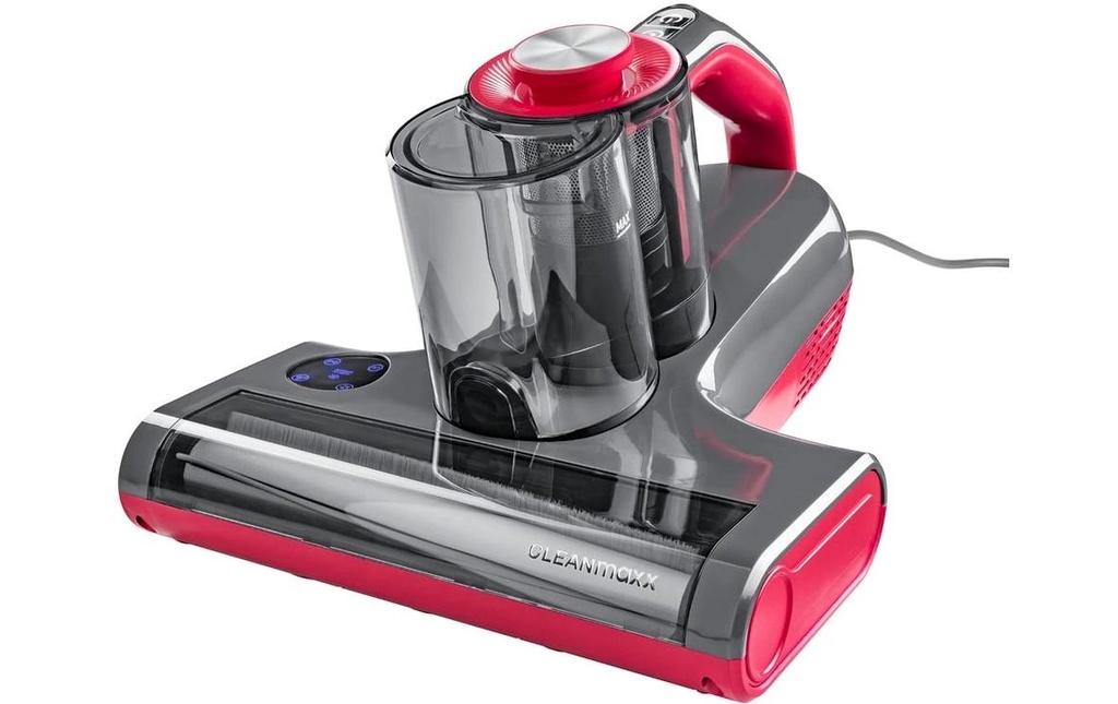CLEANmaxx Aspirateur à main pour acariens Gris/rouge