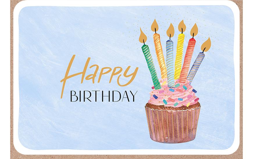 ABC Carte de félicitations Joyeux anniversaire B6