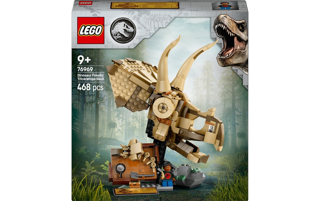 LEGO® Jurassic World Crâne de tricératops 76969