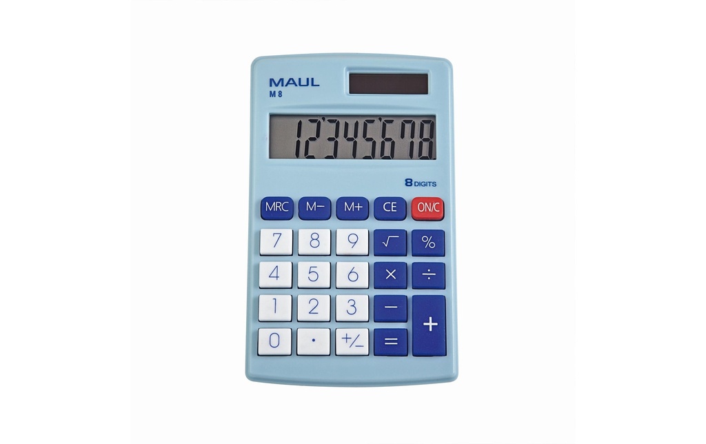 Maul Calculatrice M8 Bleu clair