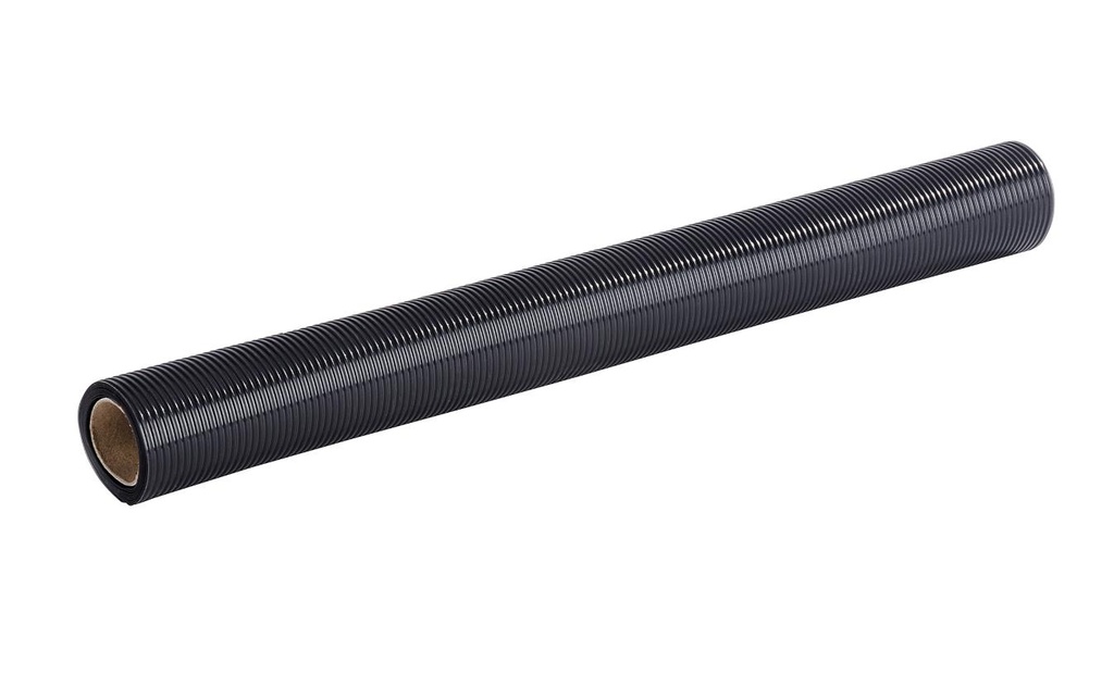 Wenko Tapis antidérapant rainuré 400 g/m Noir