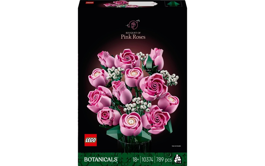 LEGO® Botanicals Bouquet de roses roses 10374