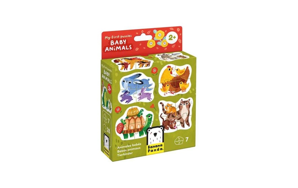 BANANA PANDA Puzzle My First Baby Animals (28 pces)