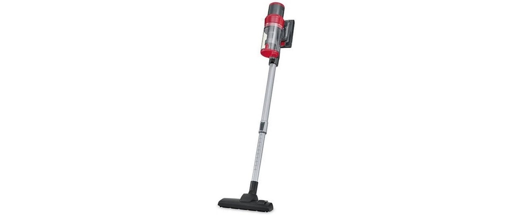CLEANmaxx Aspirateur à main/manche sans fil 22.2 V gris/rouge