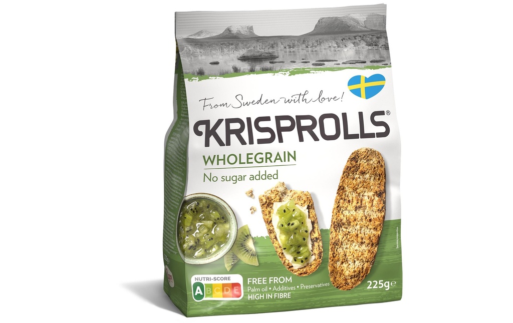 Pågen Krisprolls Céréales complètes sans sucre ajouté 225 g