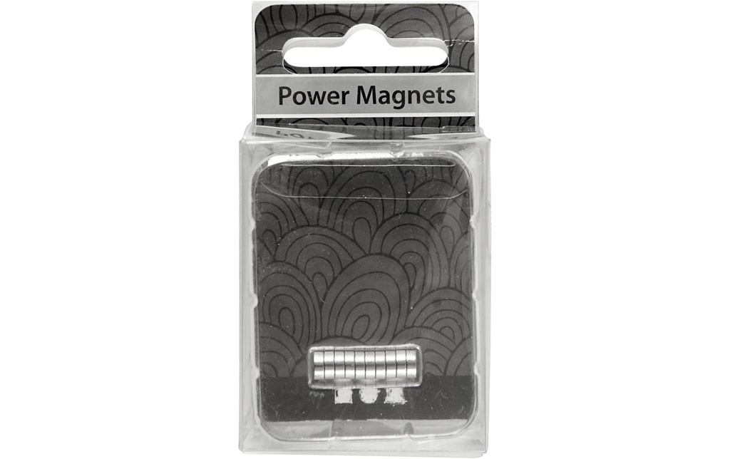 Creativ Company Aimant Power 5 mm, 10 Pièce/s