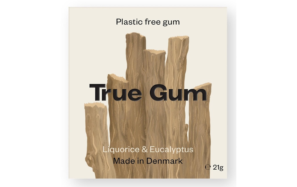 True Gum Chewing-gum Réglisse et eucalyptus 21 g