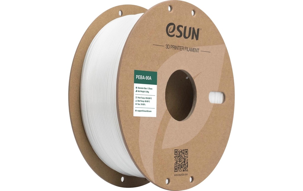 eSun Filament PEBA 90A Blanc 1.75 mm 0.8 kg