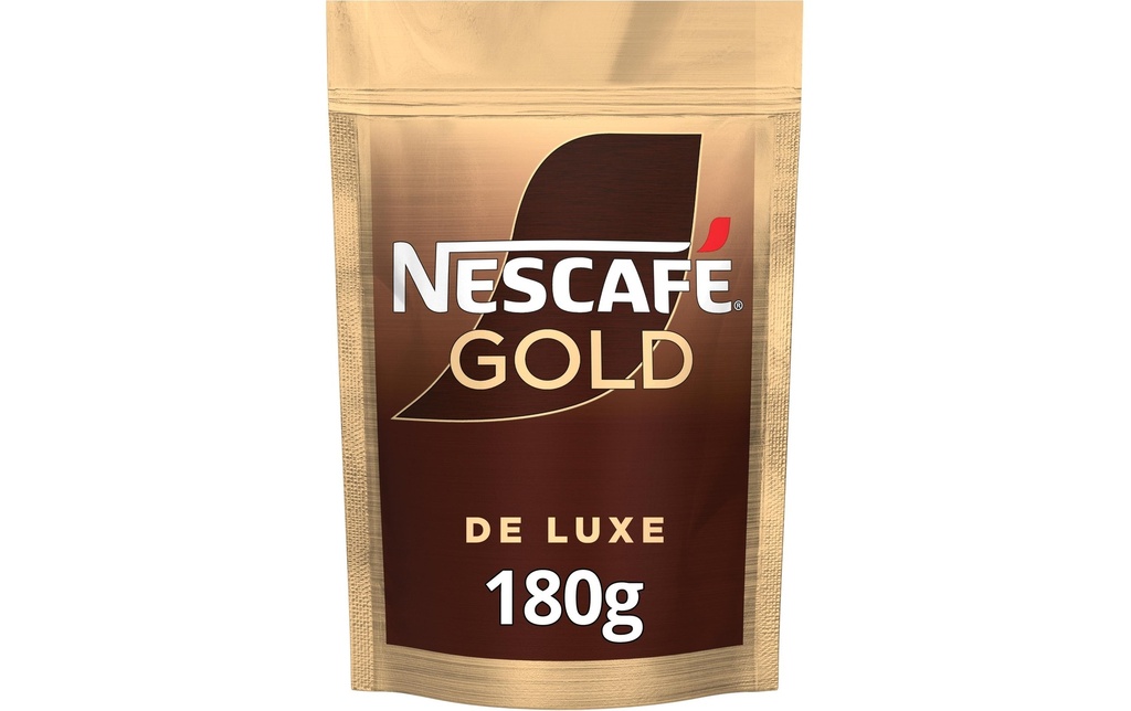 Nescafé Gold De Luxe café soluble en sachet 180 g