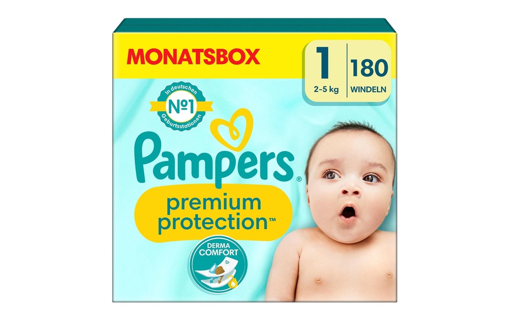 Pampers Couches Premium Protection Newborn taille 1