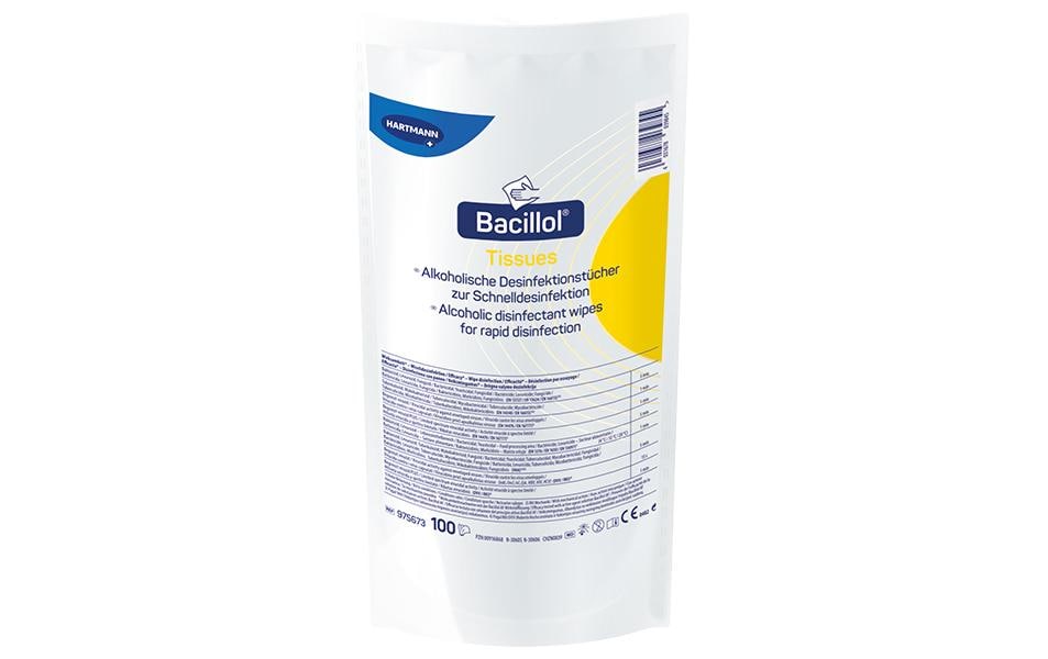Bacillol Tissus Désinfection Sachet de recharge de 100 pièces