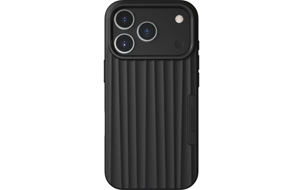 Nudient Coque arrière Bold MagSafe iPhone 17 Pro Charcoal Black