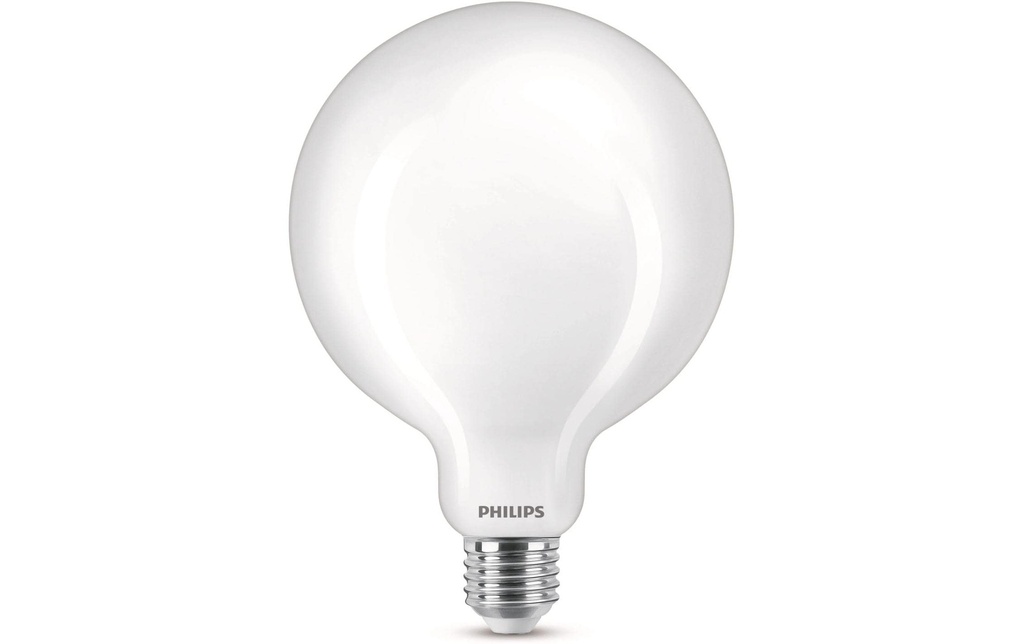 Philips Lampe LEDcla Globe 75W E27 G120 WW FR ND Blanc chaud (WW)