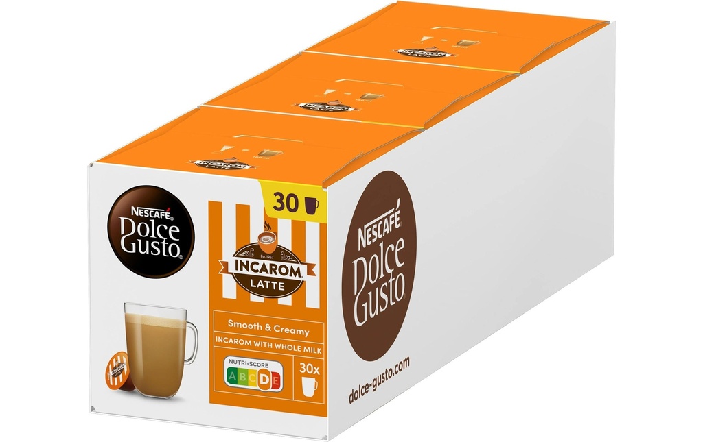 Nescafé Capsules de café Dolce Gusto Incarom Latte 90 pièces