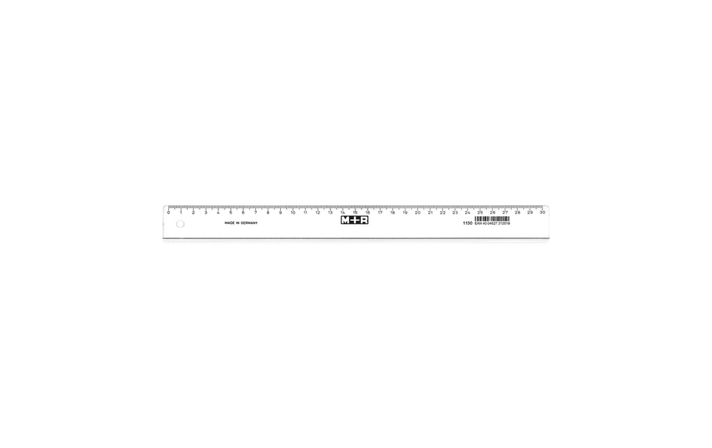 M+R Règle Échelle 30 cm