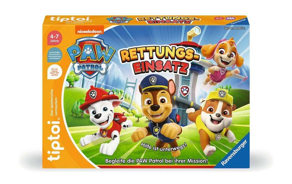 tiptoi Jeu Paw Patrol Rettungseinsatz -DE-