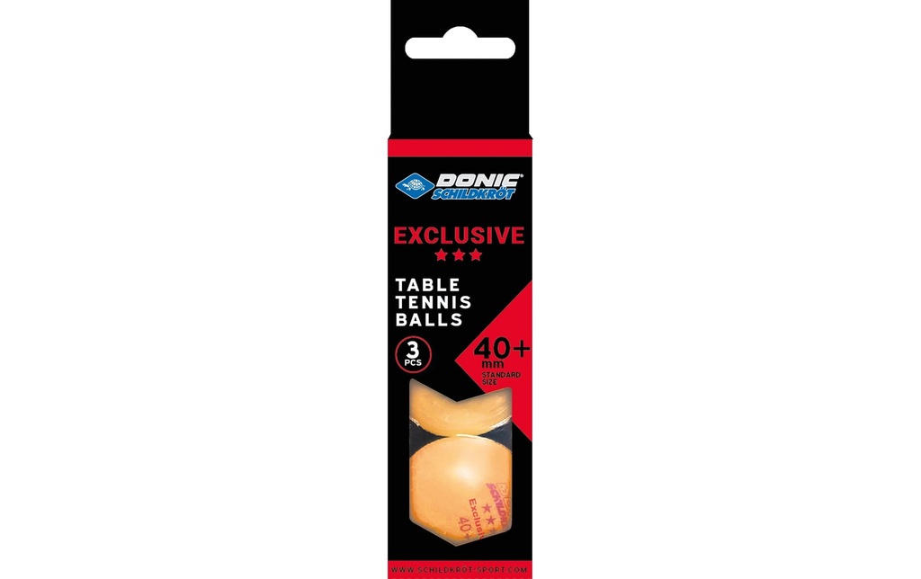 DONIC Schildkröt Balle de ping-pong 3-Stern Avantgard orange