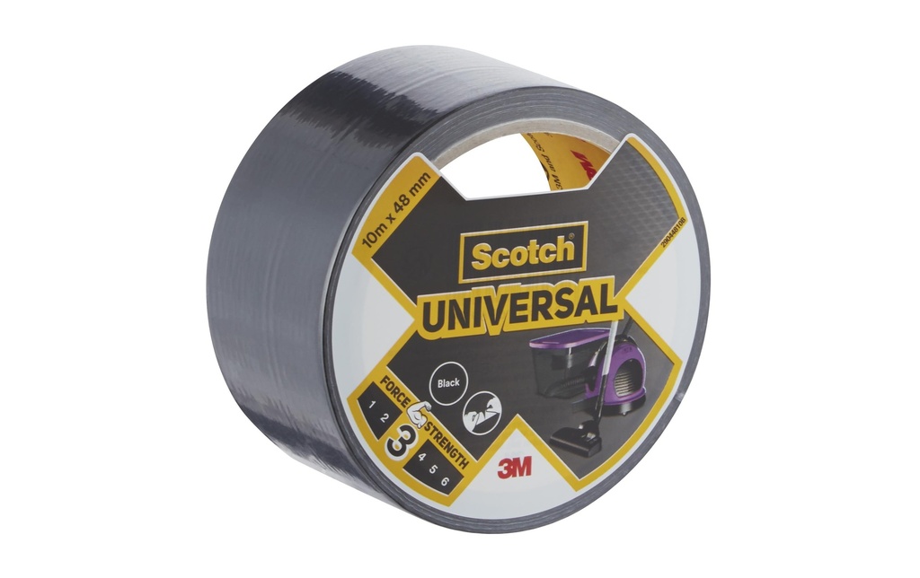 Scotch Ruban adhésif Scotch Universal 48 mm x 10 m, Noir