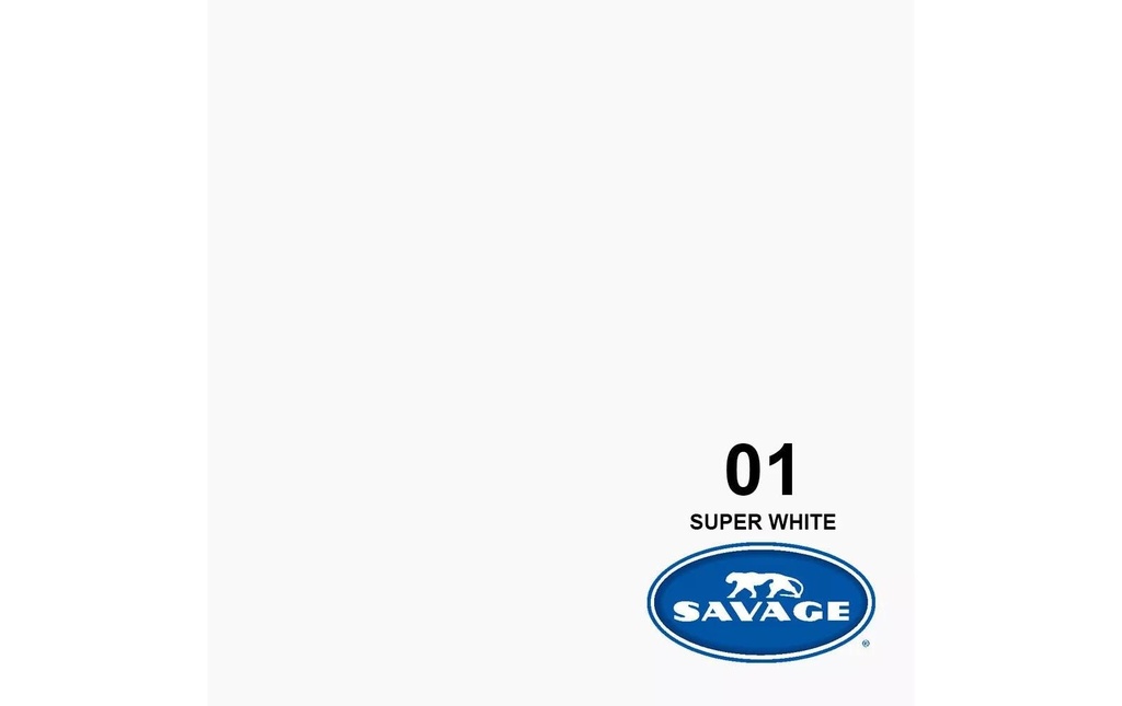 Savage Fond Papier 2.72 x 11m Super White
