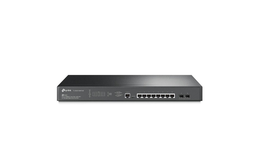 TP-Link PoE+ Switch 8 x 2.5G + 2 x 10G SG3210XHP-M2 10 Port