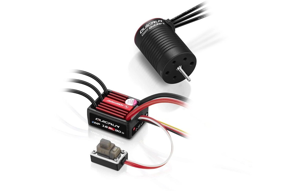 Hobbywing Kits d’entraînement sans brosse Combo WP16BL30 G2 6500 kV