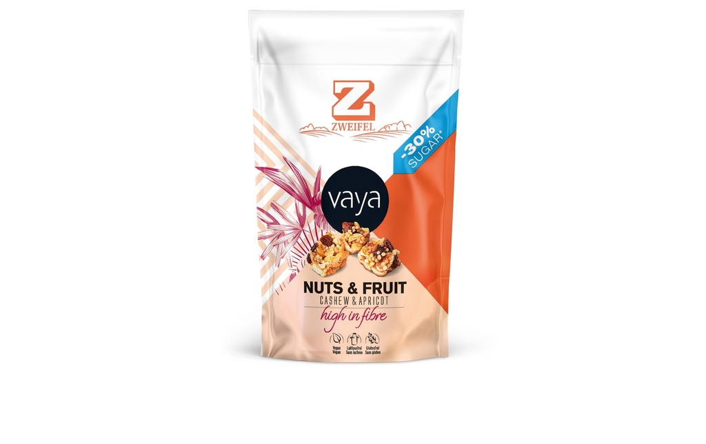 Zweifel VAYA Nuts & Fruits Noix de cajou abricot, 70 g