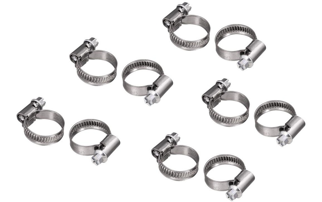 Xavax Collier de serrage pour tuyau 20 - 32 mm, 10 pièces