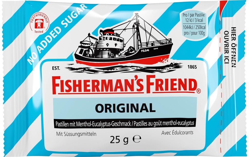 Fisherman's Bonbons Original bleu/blanc 25 g