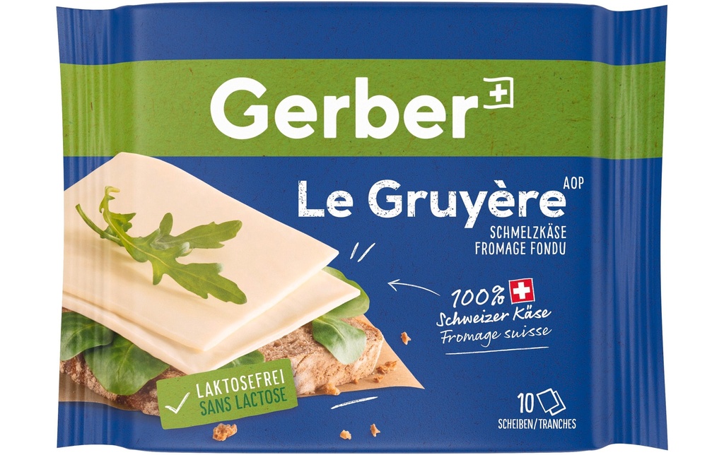 Gerber Tranches de gruyère fondu 200 g