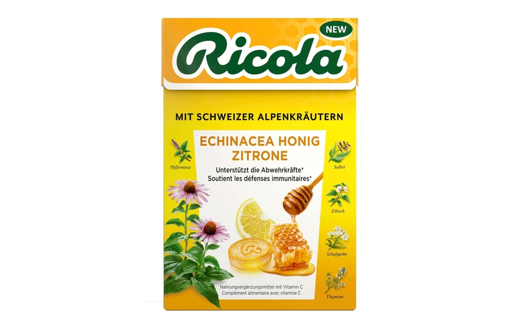 Ricola Bonbons Miel d'échinacée Citron 50 g
