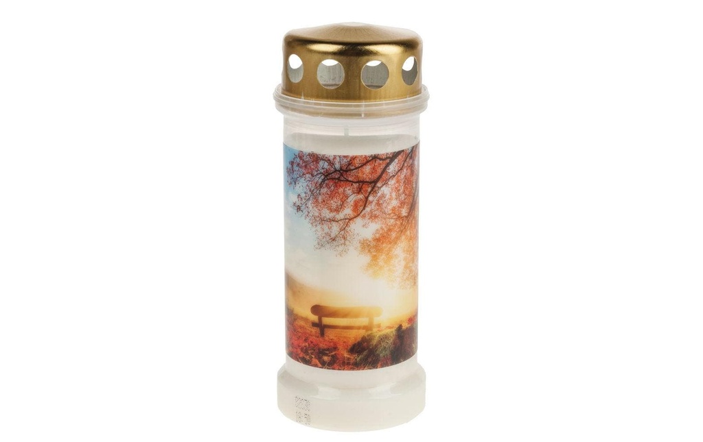Opiflor Bougie funéraire éternité, automne Ø 6.7 cm