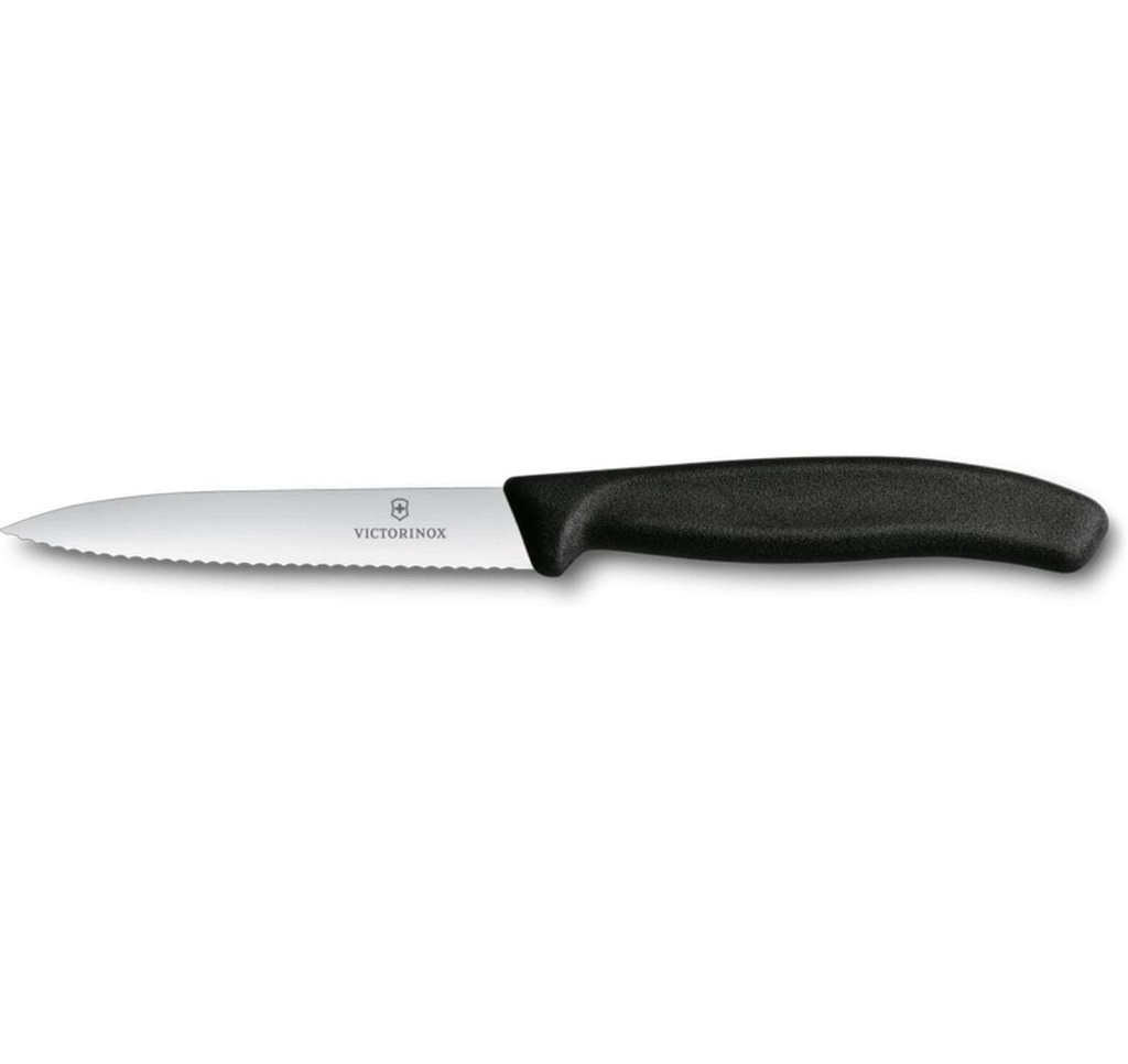 Victorinox Couteau à légumes Swiss Classic Noir, 10 cm