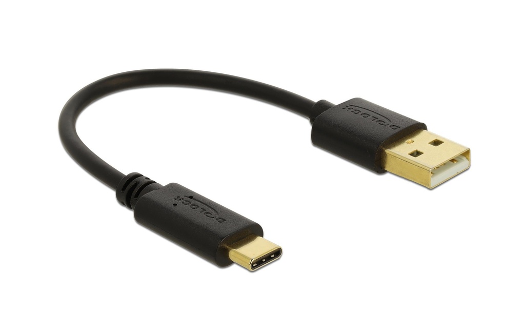 Delock Câble chargeur USB USB-A - USB-C 0.15 m