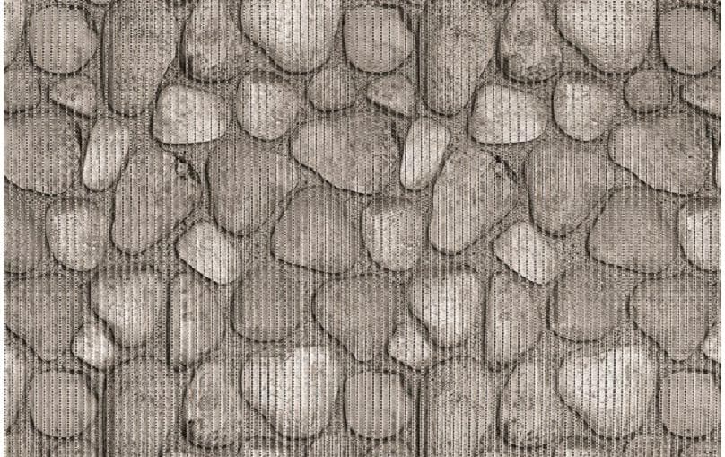 d-c-fix Tapis en mousse souple Stones 80 x 50 cm