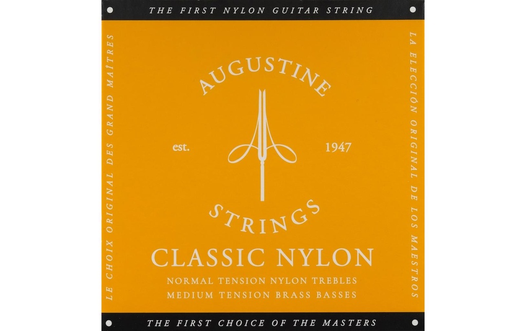 Augustine Cordes de guitare Classic Gold – Medium